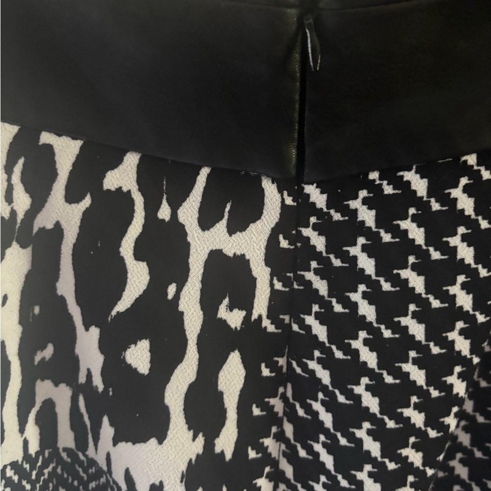 Worthington Black And White Patchwork Pencil Skirt - image 4